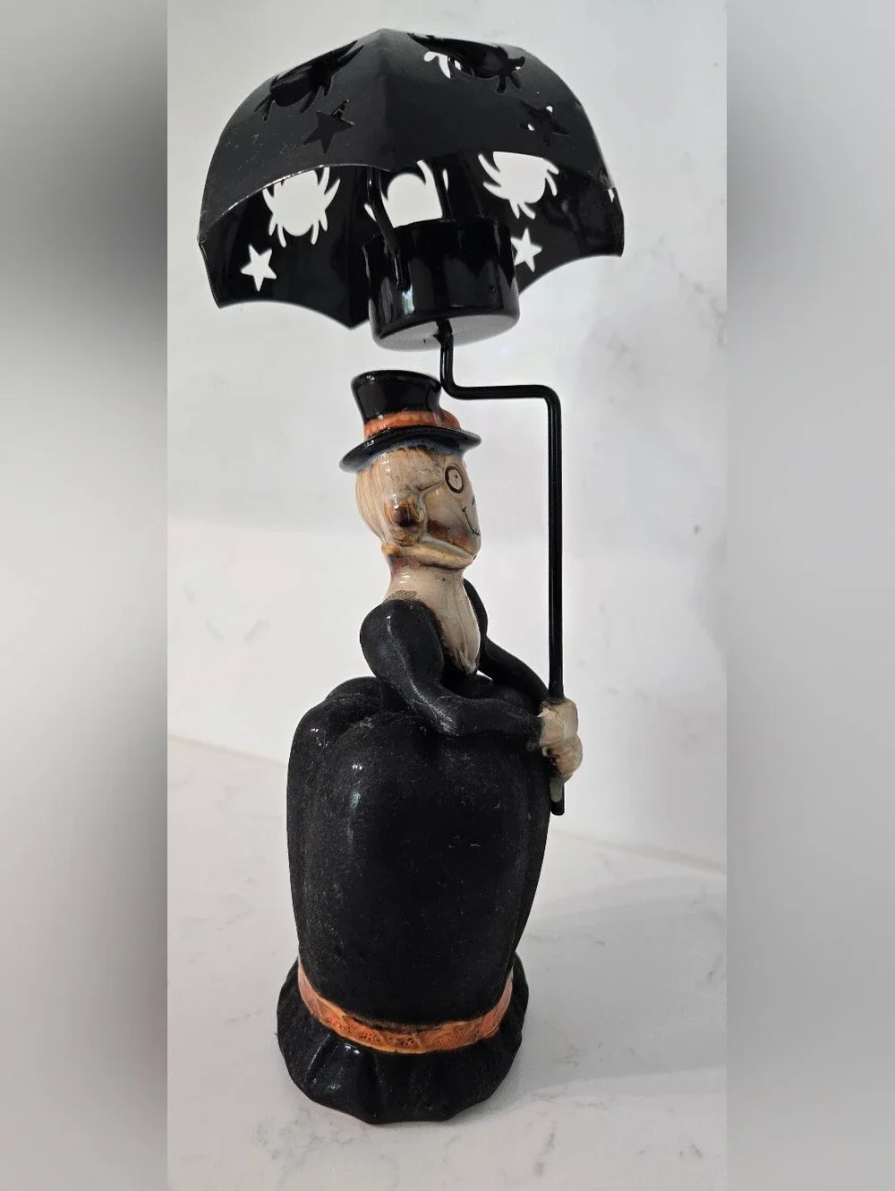 Yankee Candle Boney Bunch Aunt Hilda Tealight Umbrella - Rare 2009